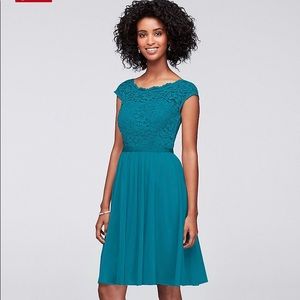 short lace formal dress